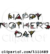 Poster, Art Print Of Happy Mothers Day Greeting With Flowers