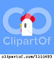 Clipart Of A Rooster Mascot Design Royalty Free Vector Illustration by elena