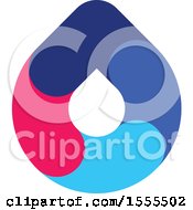Clipart Of A Droplet Design Royalty Free Vector Illustration