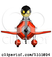 Poster, Art Print Of Yellow Thief Man In Geebee Stunt Plane Front View