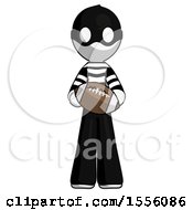 Poster, Art Print Of White Thief Man Giving Football To You