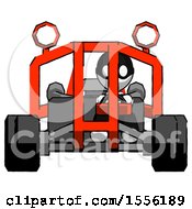 Poster, Art Print Of White Thief Man Riding Sports Buggy Front View