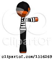 Poster, Art Print Of Orange Thief Man Pointing Right