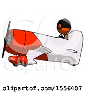 Poster, Art Print Of Orange Thief Man In Geebee Stunt Aircraft Side View