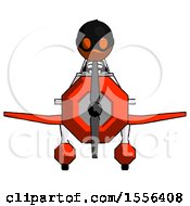 Poster, Art Print Of Orange Thief Man In Geebee Stunt Plane Front View