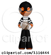 Poster, Art Print Of Orange Thief Man Giving Football To You