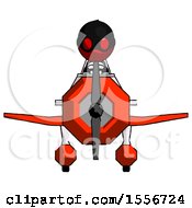 Poster, Art Print Of Red Thief Man In Geebee Stunt Plane Front View