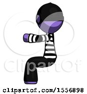 Purple Thief Man Sitting Or Driving Position