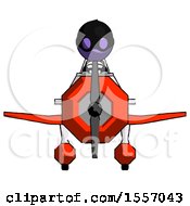 Poster, Art Print Of Purple Thief Man In Geebee Stunt Plane Front View