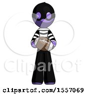 Poster, Art Print Of Purple Thief Man Giving Football To You