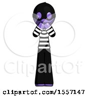 Poster, Art Print Of Purple Thief Man Laugh Giggle Or Gasp Pose