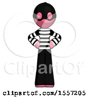Poster, Art Print Of Pink Thief Man Hands On Hips