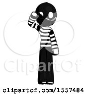 Poster, Art Print Of Ink Thief Man Soldier Salute Pose