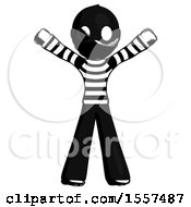 Poster, Art Print Of Ink Thief Man Surprise Pose Arms And Legs Out