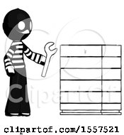 Poster, Art Print Of Ink Thief Man Server Administrator Doing Repairs