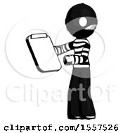 Poster, Art Print Of Ink Thief Man Reviewing Stuff On Clipboard
