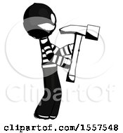 Poster, Art Print Of Ink Thief Man Hammering Something On The Right