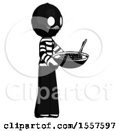 Poster, Art Print Of Ink Thief Man Holding Noodles Offering To Viewer