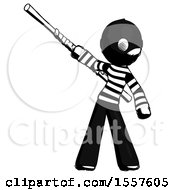 Poster, Art Print Of Ink Thief Man Bo Staff Pointing Up Pose