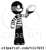 Poster, Art Print Of Ink Thief Man Holding Football Up