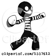 Ink Thief Man Throwing Football
