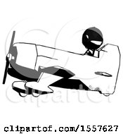 Poster, Art Print Of Ink Thief Man In Geebee Stunt Aircraft Side View