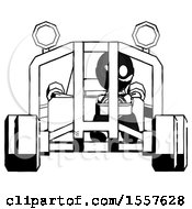 Poster, Art Print Of Ink Thief Man Riding Sports Buggy Front View