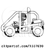 Poster, Art Print Of Ink Thief Man Riding Sports Buggy Side View