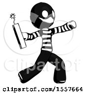 Poster, Art Print Of Ink Thief Man Throwing Dynamite