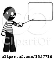Poster, Art Print Of Ink Thief Man Giving Presentation In Front Of Dry-Erase Board