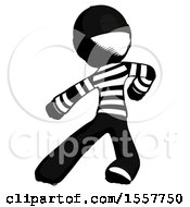 Ink Thief Man Karate Defense Pose Left