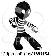 Ink Thief Man Karate Defense Pose Right