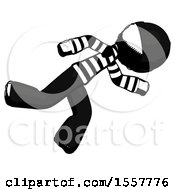 Poster, Art Print Of Ink Thief Man Running While Falling Down