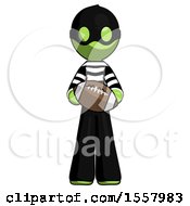 Green Thief Man Giving Football To You