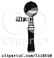 Poster, Art Print Of Gray Thief Man Pointing Left