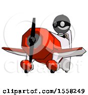 Poster, Art Print Of Gray Thief Man Flying In Geebee Stunt Plane Viewed From Below
