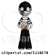 Poster, Art Print Of Gray Thief Man Giving Football To You