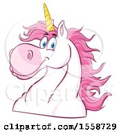 Poster, Art Print Of Pink And White Unicorn Mascot