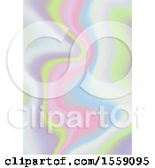 Clipart Of A Holographic Background Royalty Free Vector Illustration