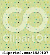 Clipart Of A Star Pattern Background Royalty Free Vector Illustration