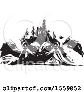 Poster, Art Print Of Mountain And Two Sleeping Giants