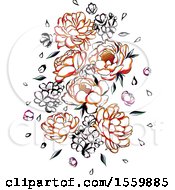 Poster, Art Print Of Beautiful Asian Styled Flowers