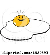 Happy Sunny Side Up Egg