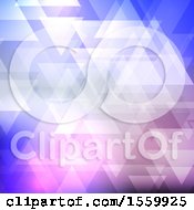 Poster, Art Print Of Geometric Background With Triangles