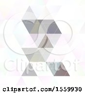 Clipart Of A Scandinavian Style Abstract Triangular Art Background Royalty Free Vector Illustration