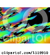 Clipart Of A Colorful Fractal Background Royalty Free Illustration