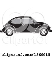 Poster, Art Print Of Grayscale Classic Slug Bug Vw Volkswagen Car