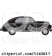 Poster, Art Print Of Grayscale Vintage Peugeot Car