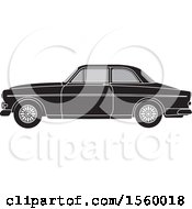 Poster, Art Print Of Grayscale Classic Volvo Car