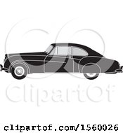 Poster, Art Print Of Grayscale Vinage Car